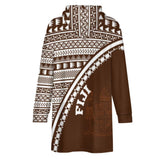 Fiji Hoodie Blanket - Brown